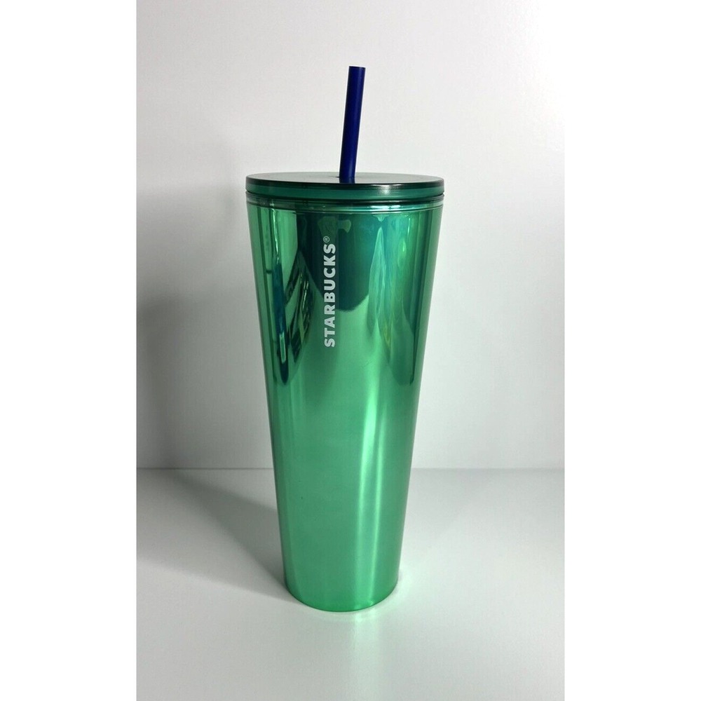 Starbucks 2022 Summer Acrylic Fame Lime Green Venti Tumbler 24 oz Cup New